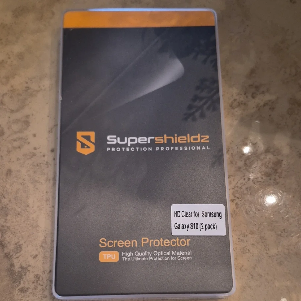 Clear TPU Screen Protector for Samsung Galaxy S10 - Transparent (1 Pack)